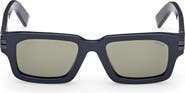 ZEGNA 51mm Rectangular Sunglasses