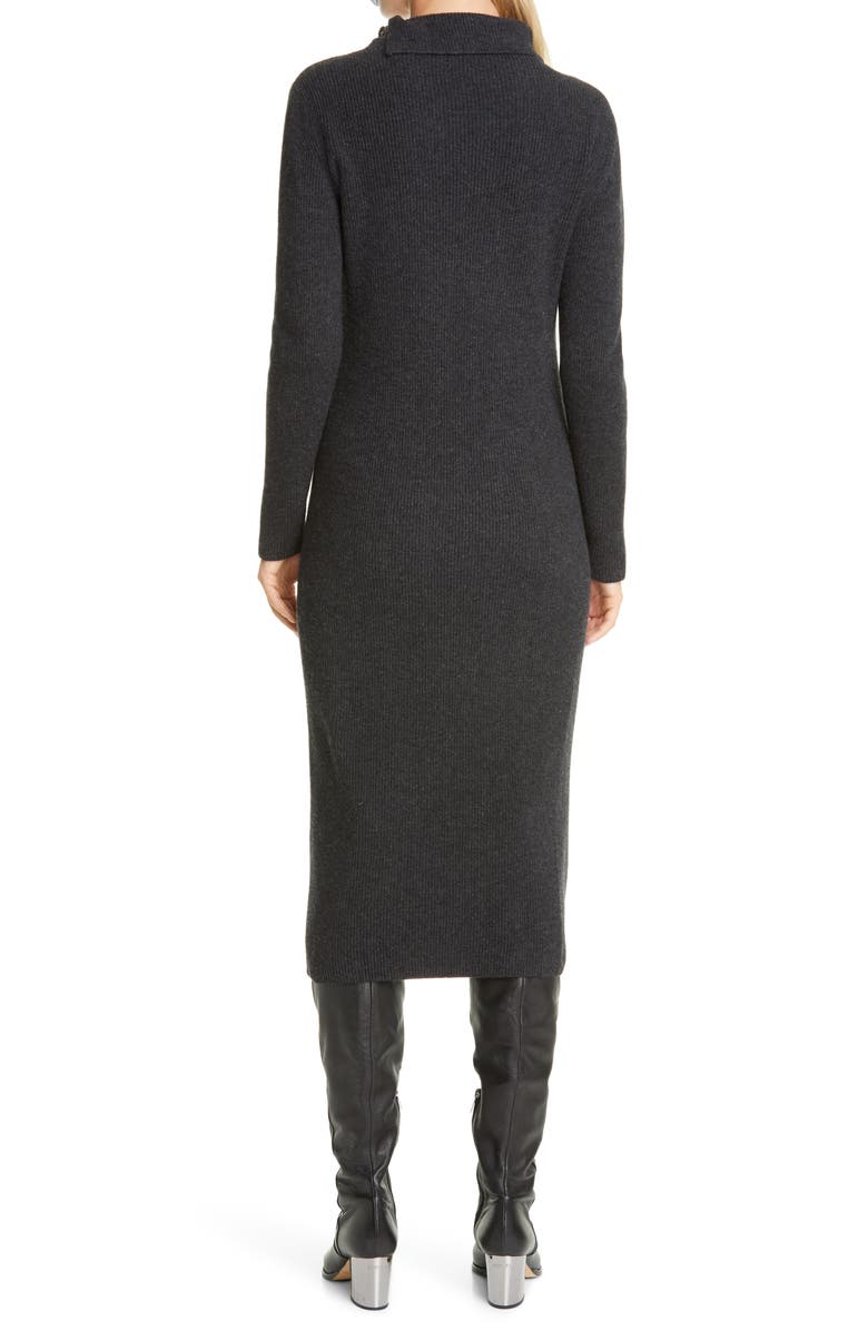 Fabiana Filippi Long Sleeve Wool, Silk & Cashmere Sweater Dress, Alternate, color,