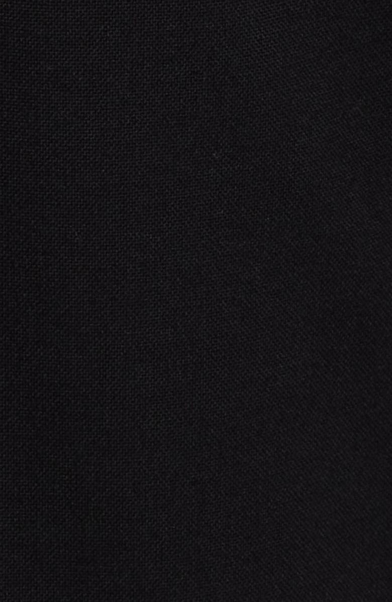 rag & bone Cosette Straight Leg Wool Blend Pants, Alternate, color, Black