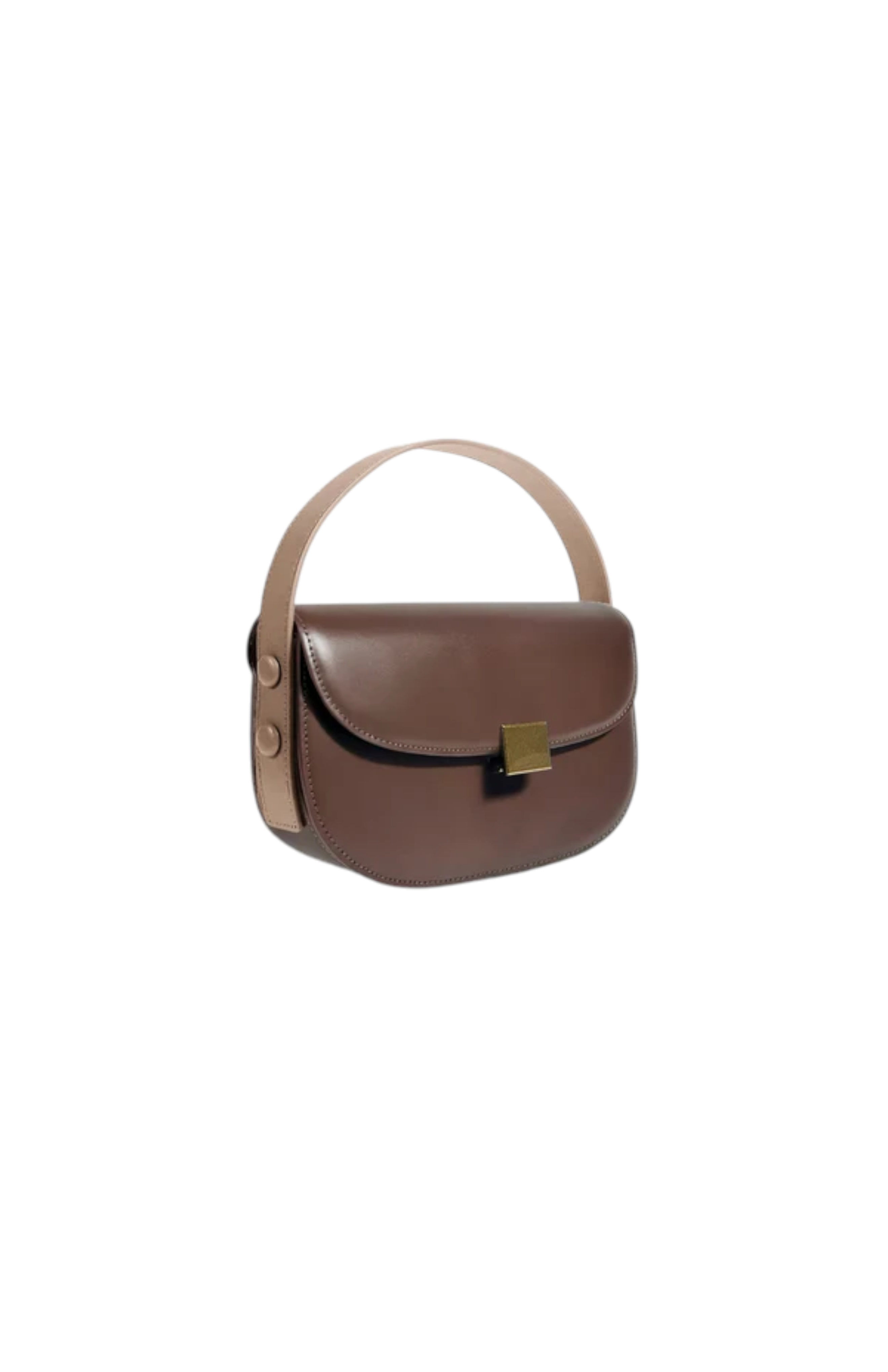 London Genuine Nappa Leather Top Handle Bag, Alternate, color, Caramel