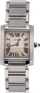 Pre-Owned Cartier Tank Francaise Quartz Watch Stainless Steel 20
