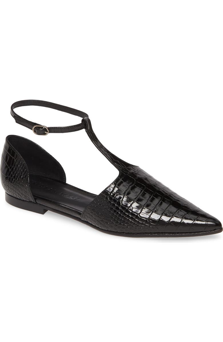 Freda Salvador Tulip T-Strap Flat, Main, color,