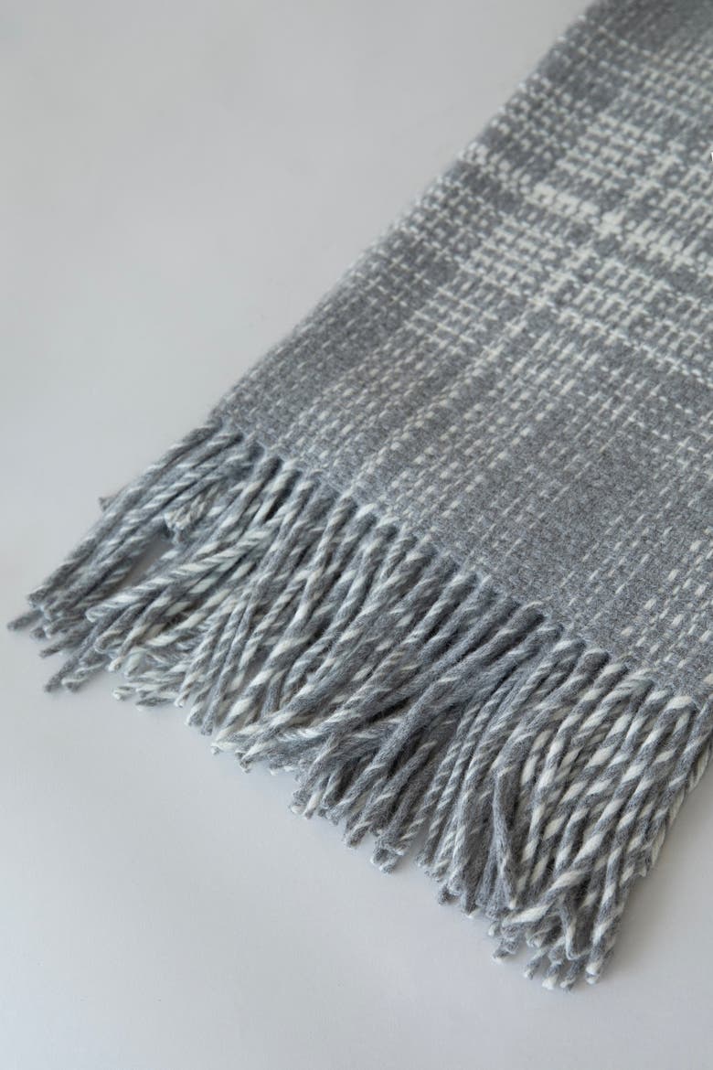 Rustic Plaid Throw, Alternate, color, GREY