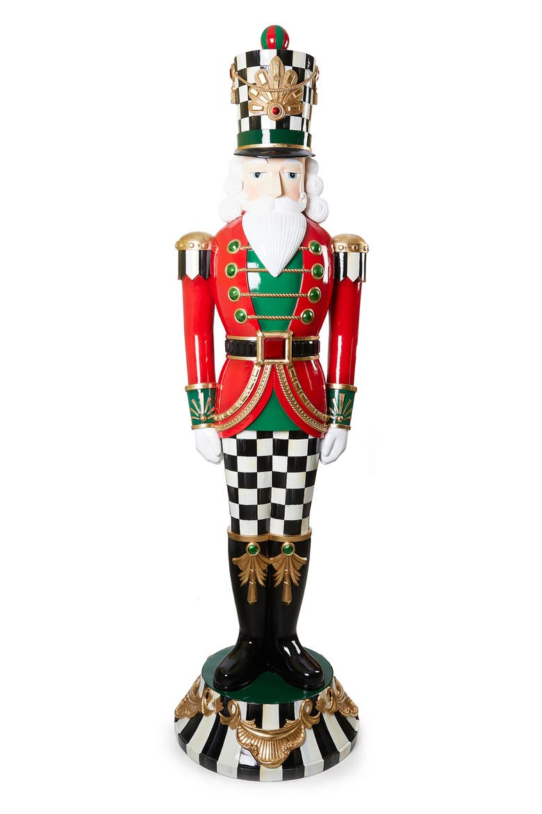 Classic Courtly Trophy Nutcracker, Main, color, RED
