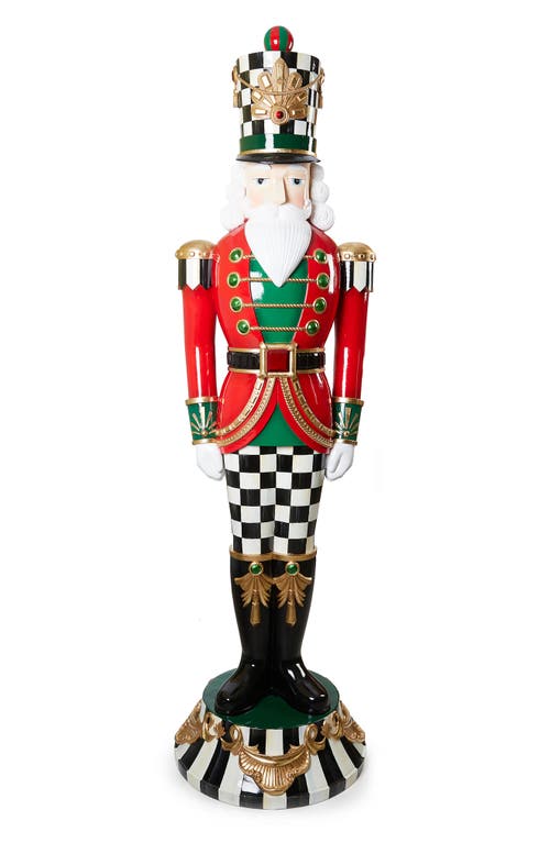 Mackenzie-childs Mackenzie Childs Classic Courtly Trophy Nutcracker In Multi