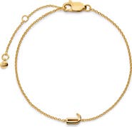 Monica Vinader Initial Chain Bracelet