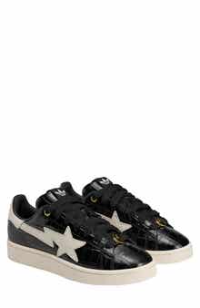 Campus 00s BAPE Croc Embossed Leather Sneaker