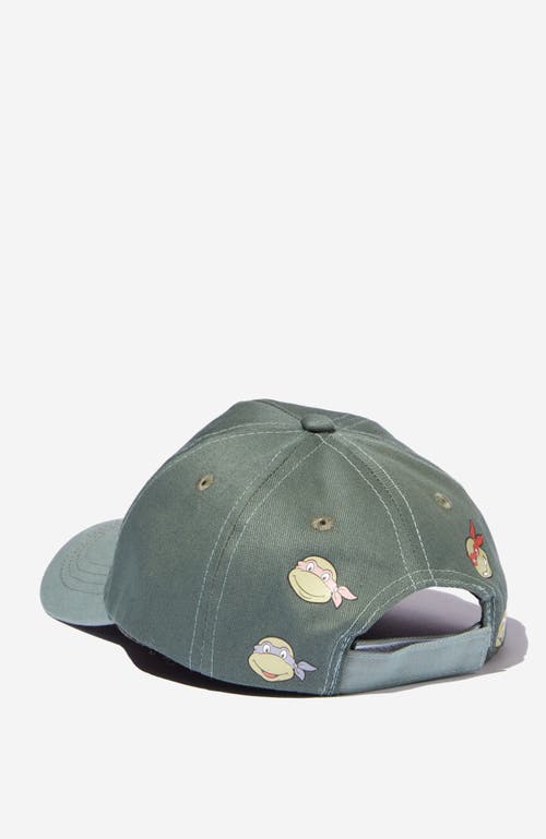 Shop Cotton On Kids Kid's Kids Licensed Cap In Tmnt Swag Green