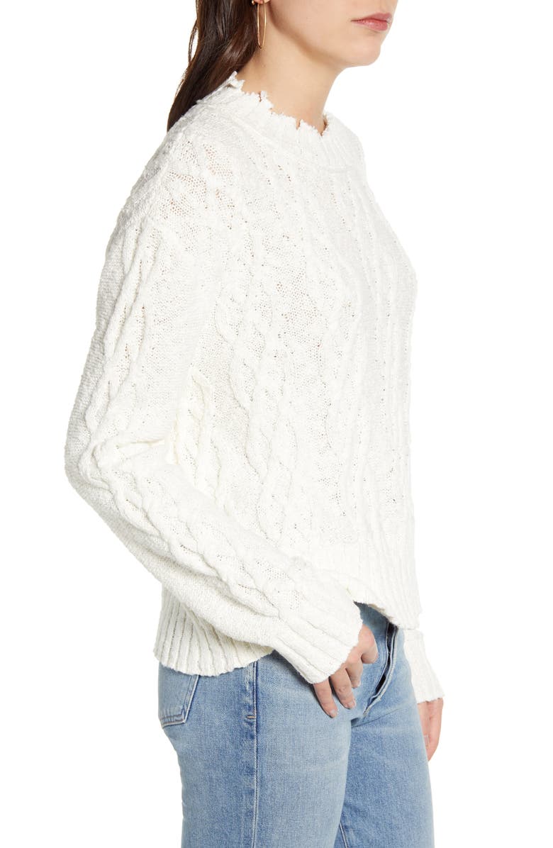 Treasure & Bond Cable Cotton Blend Sweater, Alternate, color, 