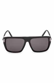 56mm Square Sunglasses