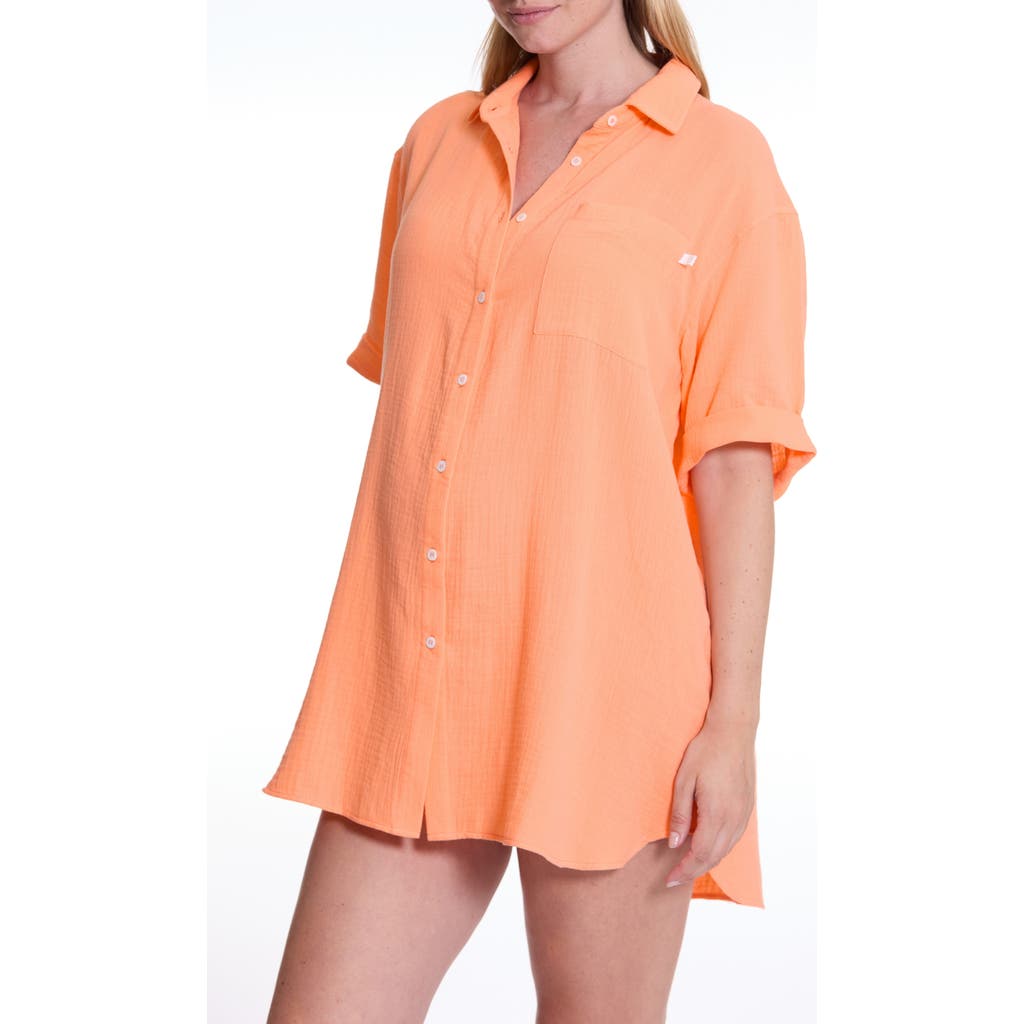 Cache Coeur Ice Cream Maternity Nightgown In Black