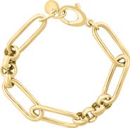 EFFY Geometric Link Bracelet in Gold-Plated Sterling Silver