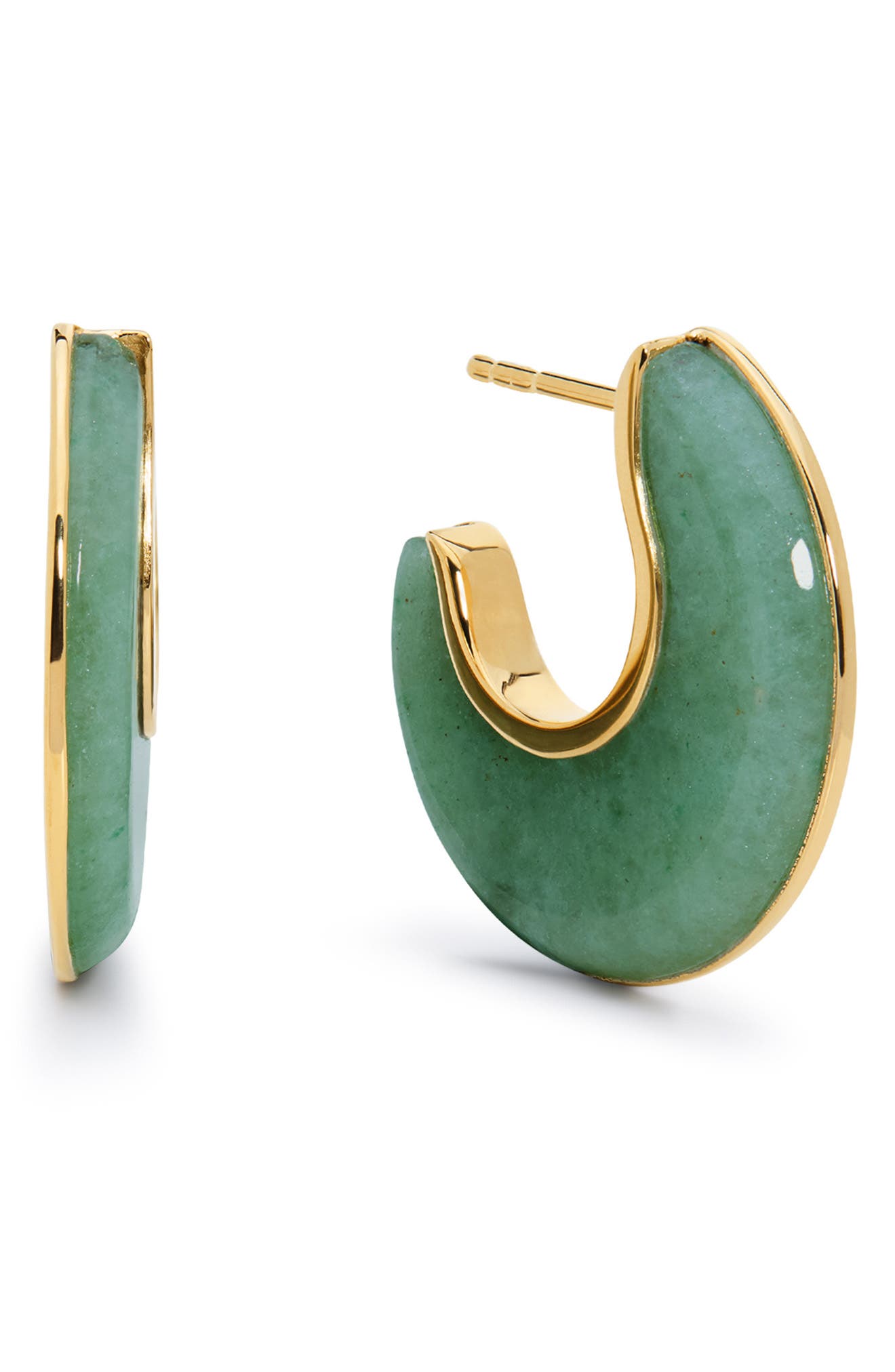 selected 18CT GOLD VERMEIL / GREEN AV