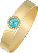 Bony Levy 14K Yellow Gold Paraiba Topaz Stackable Ring
