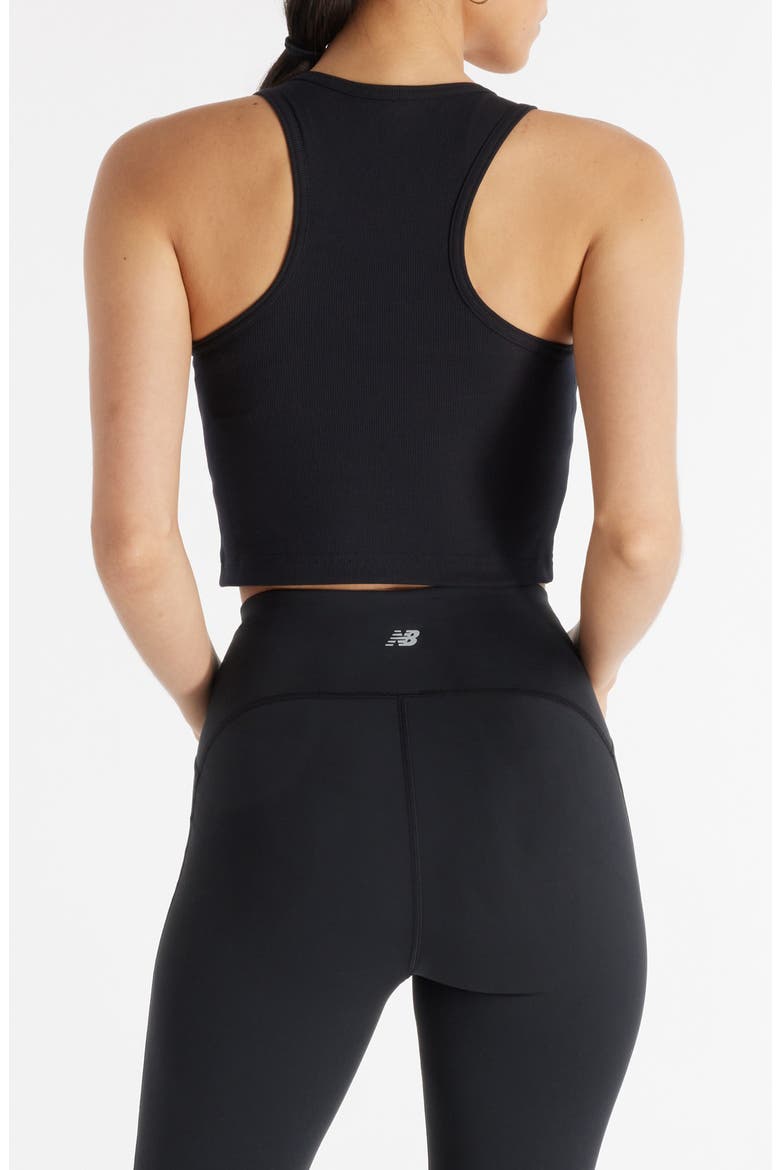 Performance Rib Crop Tank, Alternate, color, BLACK