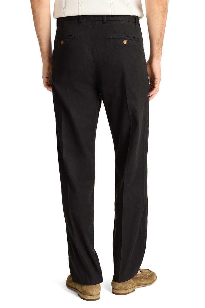 Coastal Linen Blend Pants, Alternate, color, WASHED BLACK