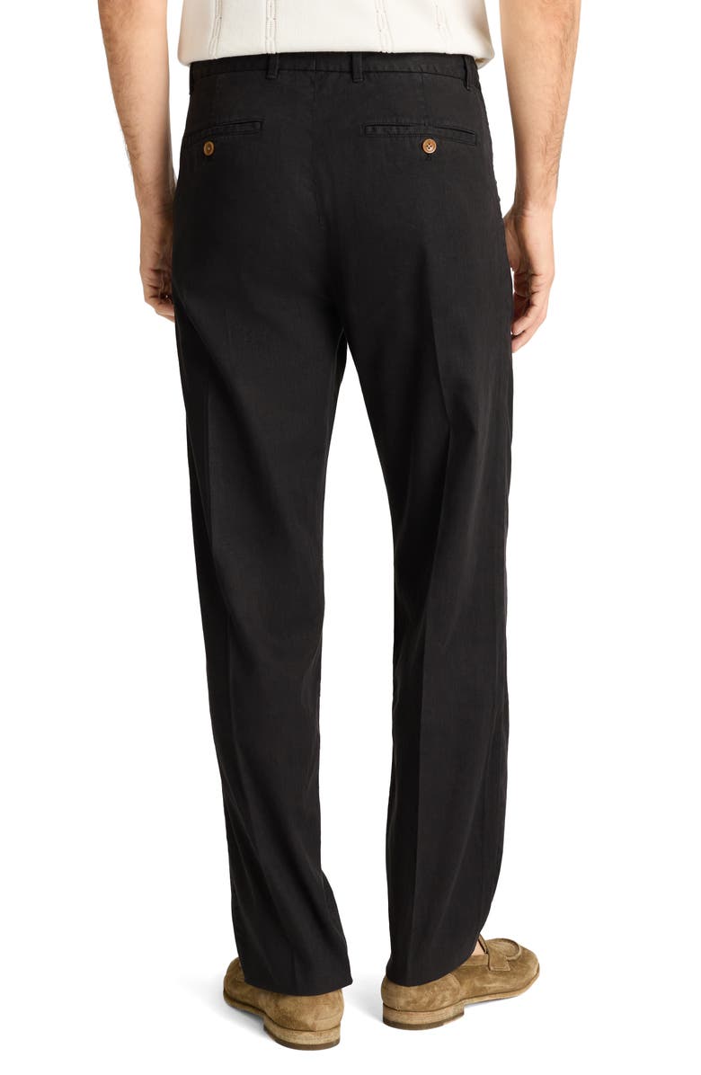 Bonobos Coastal Linen Blend Pants, Alternate, color, Washed Black