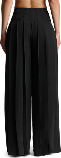 Pleated Wide Leg Pants