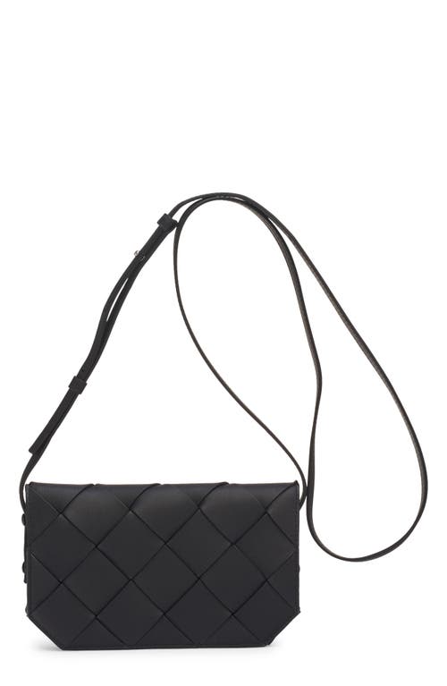 Bottega Veneta Diago Intreccio Leather Crossbody Phone Pouch