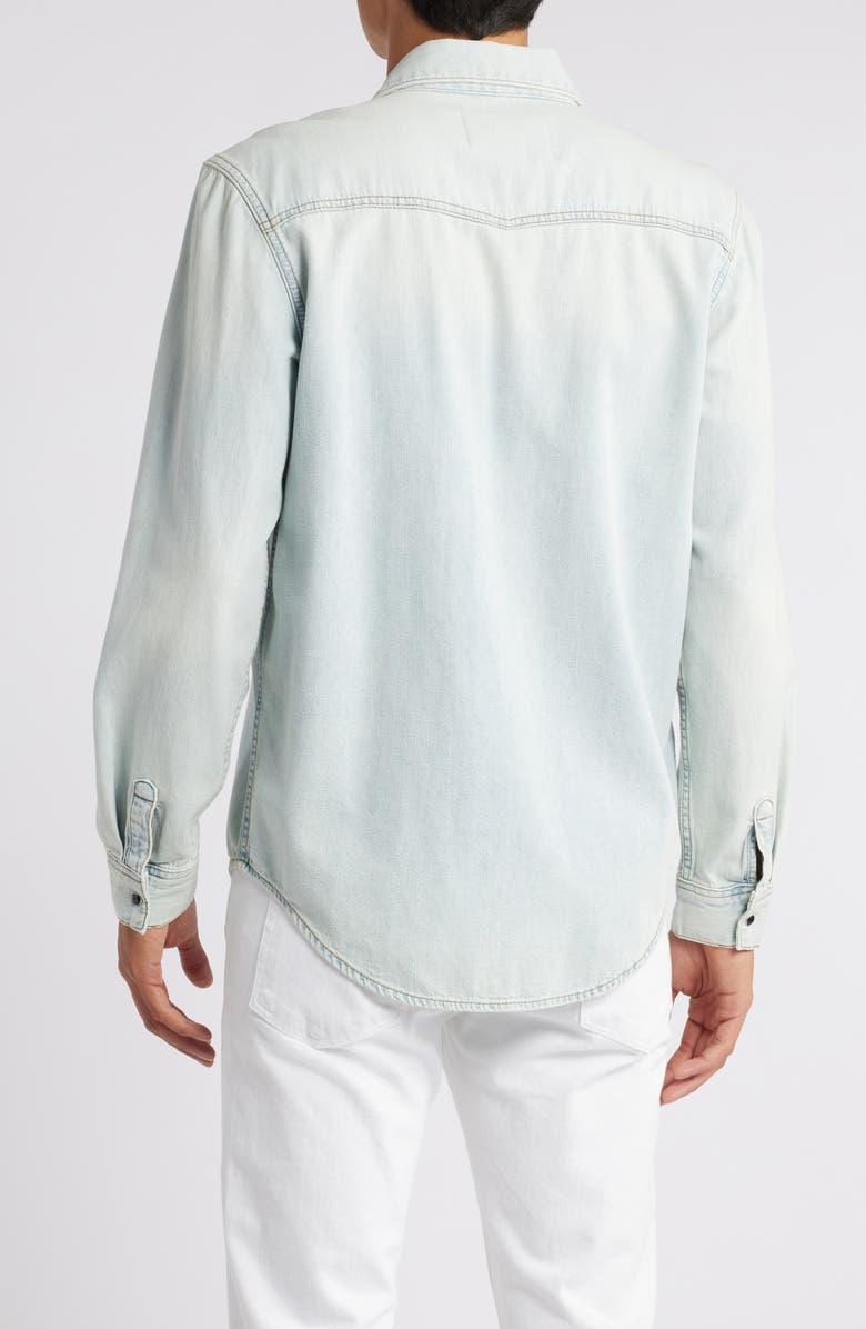 FRAME Western Denim Snap-Up Shirt, Alternate, color, 