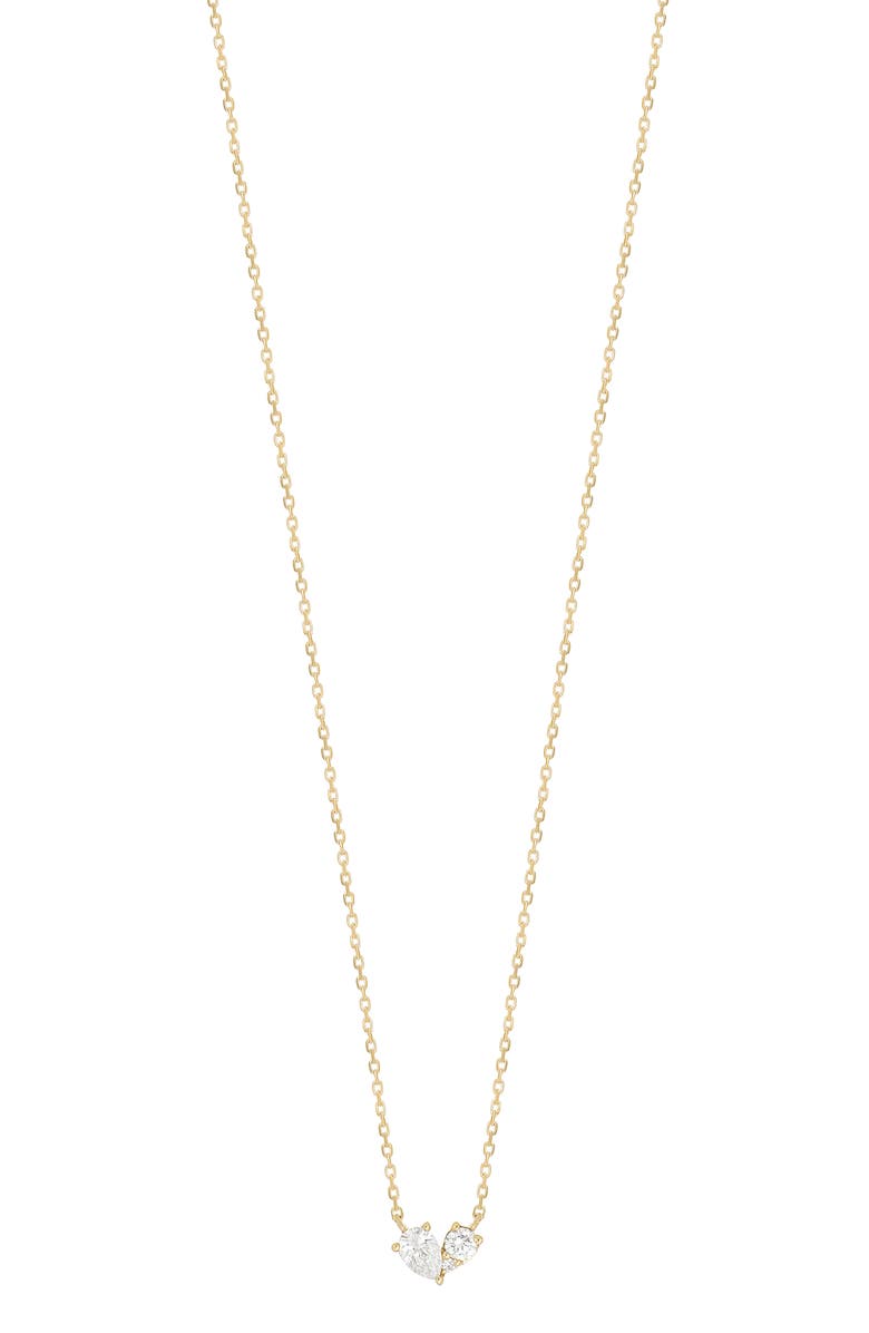 Bony Levy Diamond Pendant Necklace, Main, color, 18Kyg 1Ps.08 2Rd.04
