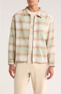 Museum of Peace & Quiet Wordmark Plaid Zip Shirt Jacket