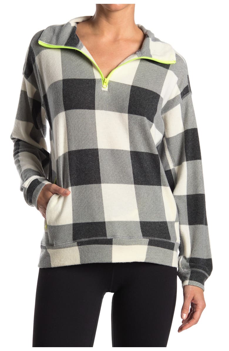 THEO AND SPENCE Yummy Neon Zip-Up, Main, color,