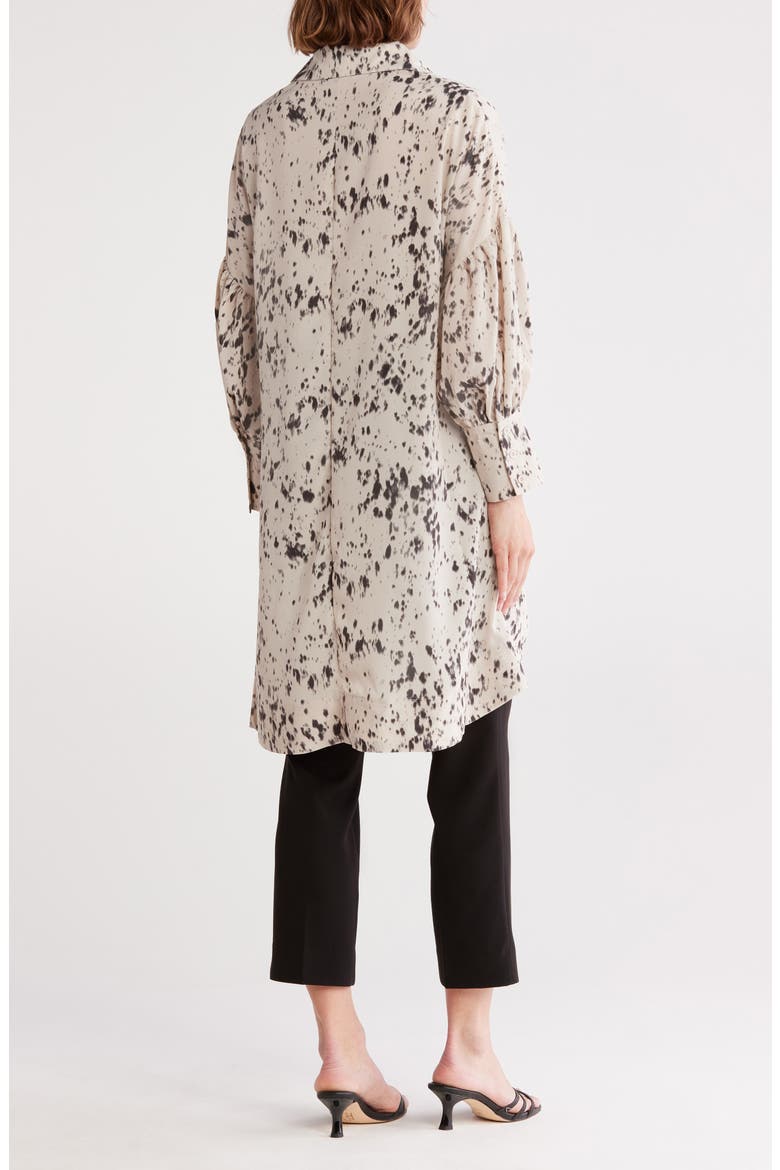 Oversize Print Shirt, Alternate, color, OFF WHITE