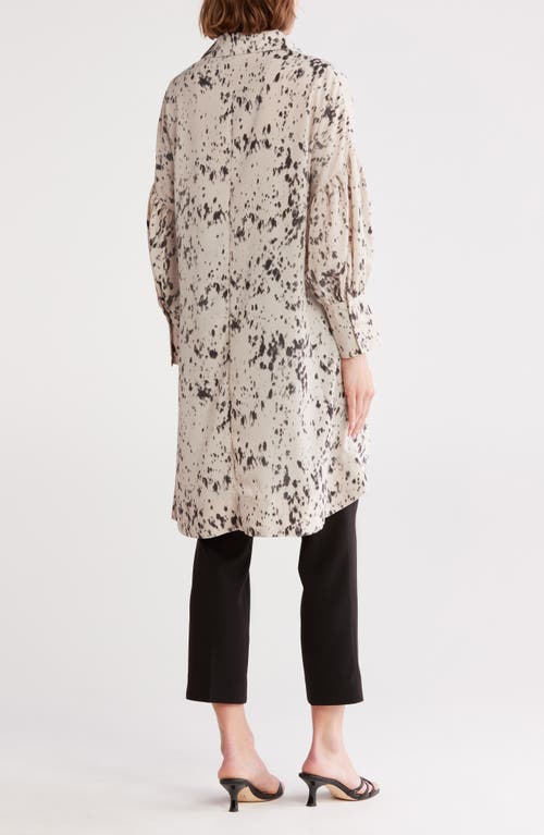 Patrizia Luca Oversize Print Shirt In Neutral