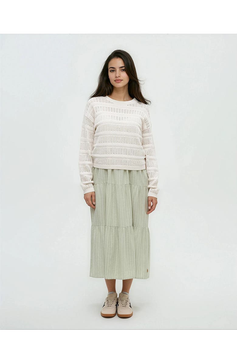 tentree Lunenberg Sweater, Alternate, color, Cotton White Heather