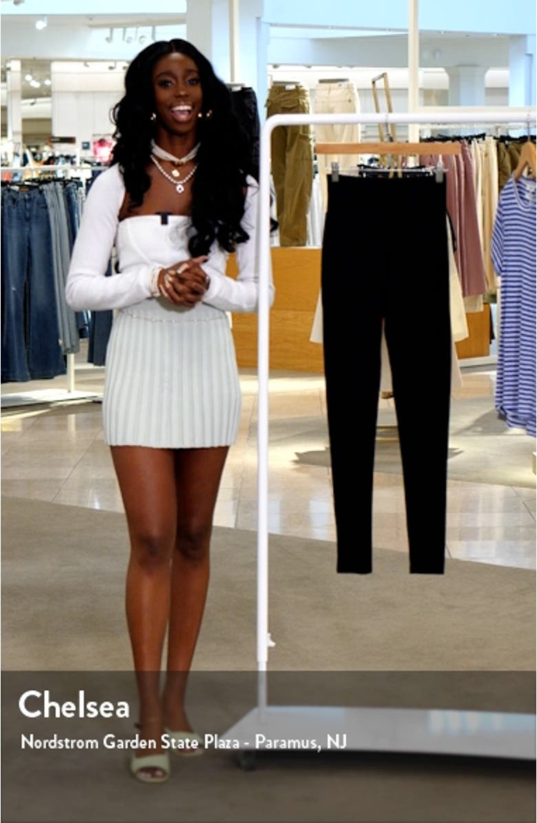 Classic High Waist Organic Cotton Blend Leggings, sales video thumbnail