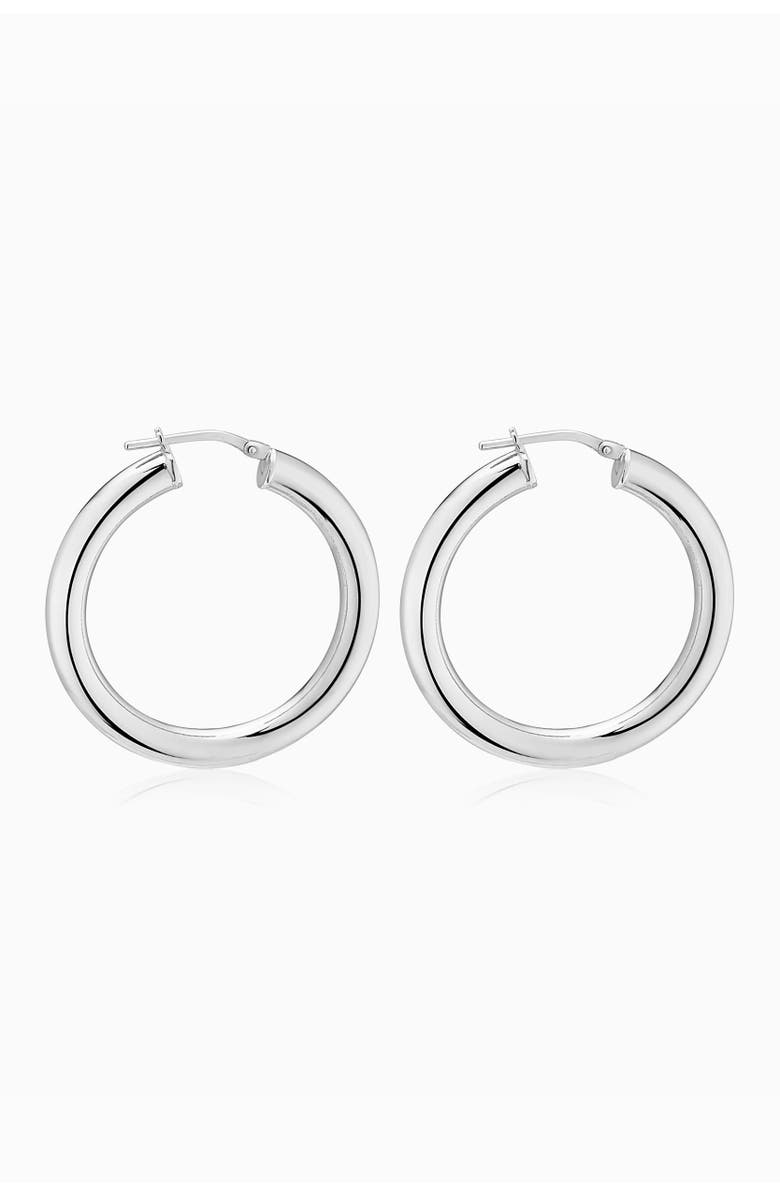 Oradina Sterling Silver Everyday Bold Hoops, Alternate, color, 
