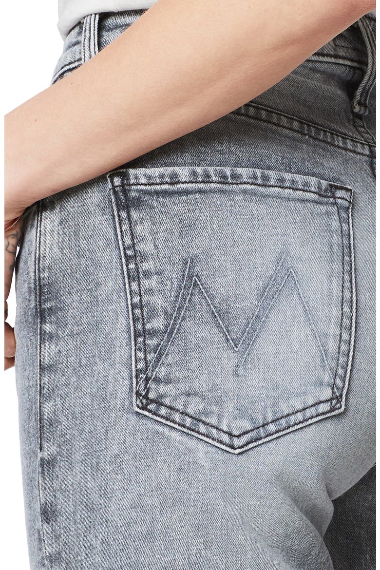 The Tomcat High Waist Fray Ankle Straight Leg Jeans, Alternate, color, STATIC