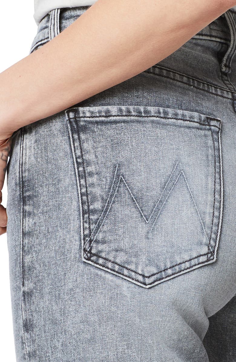 MOTHER The Tomcat High Waist Fray Ankle Straight Leg Jeans, Alternate, color,