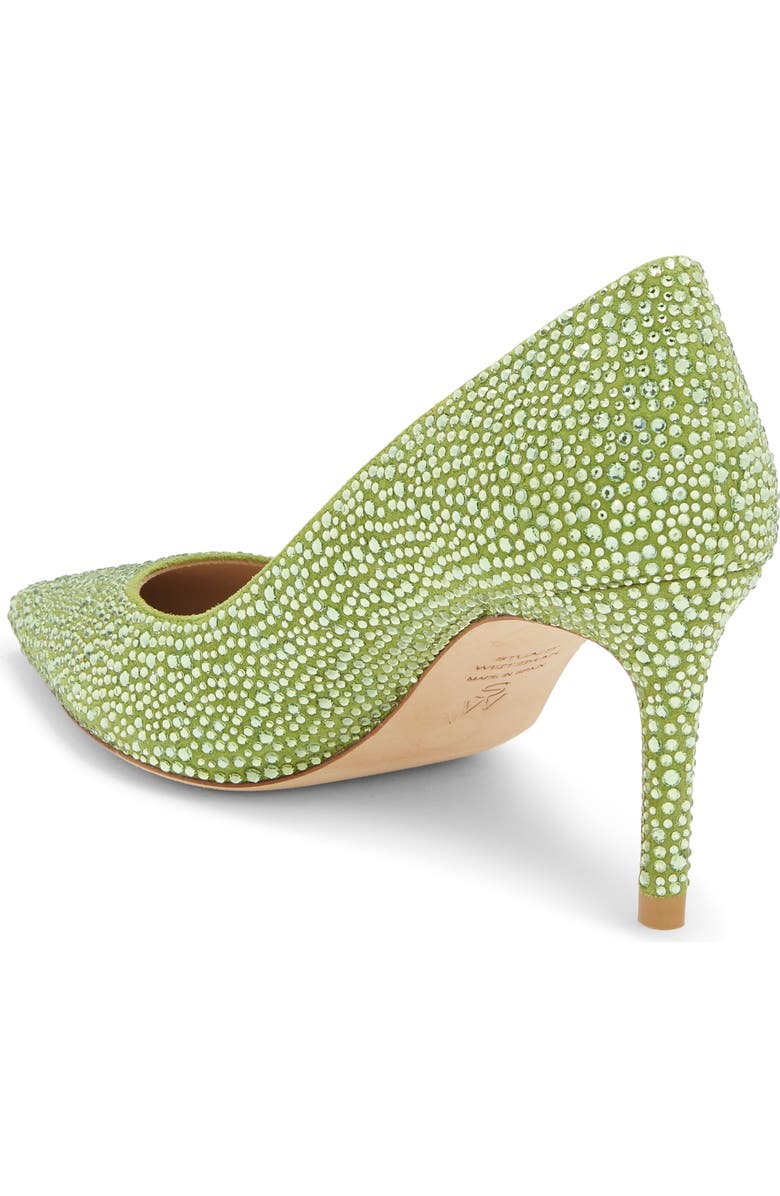 Stuart Weitzman Stuart Power Shine Pump, Alternate, color, Peridot
