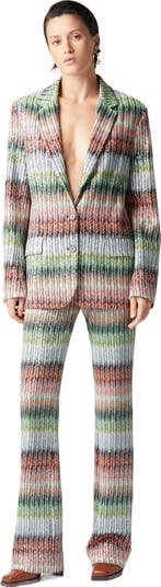 Missoni Dégradé Zig Zag Knit Blazer With Sequins | Nordstrom