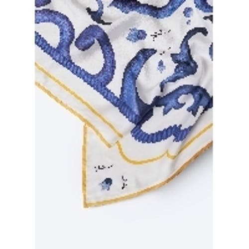Viscata Square Scarf In Blue
