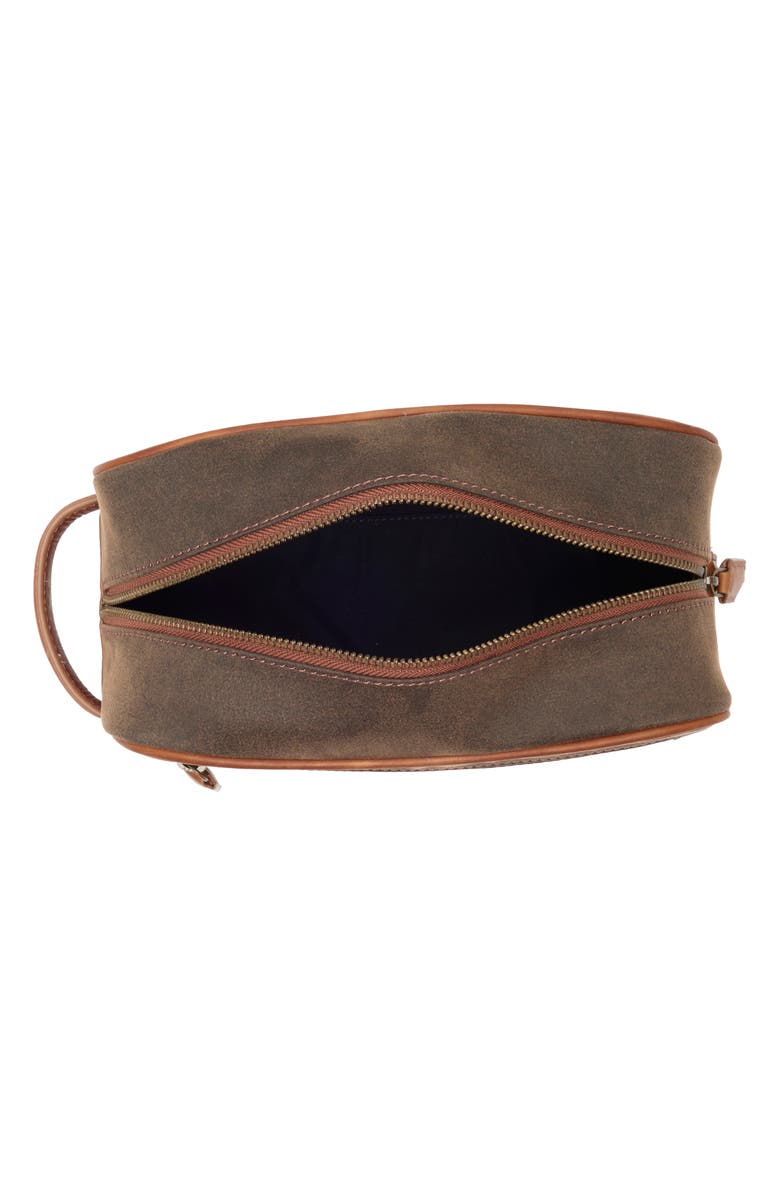 Johnston & Murphy Leather Trim Dopp Kit, Alternate, color, 
