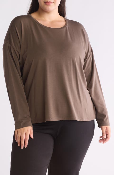 Crewneck Box Top (Plus)
