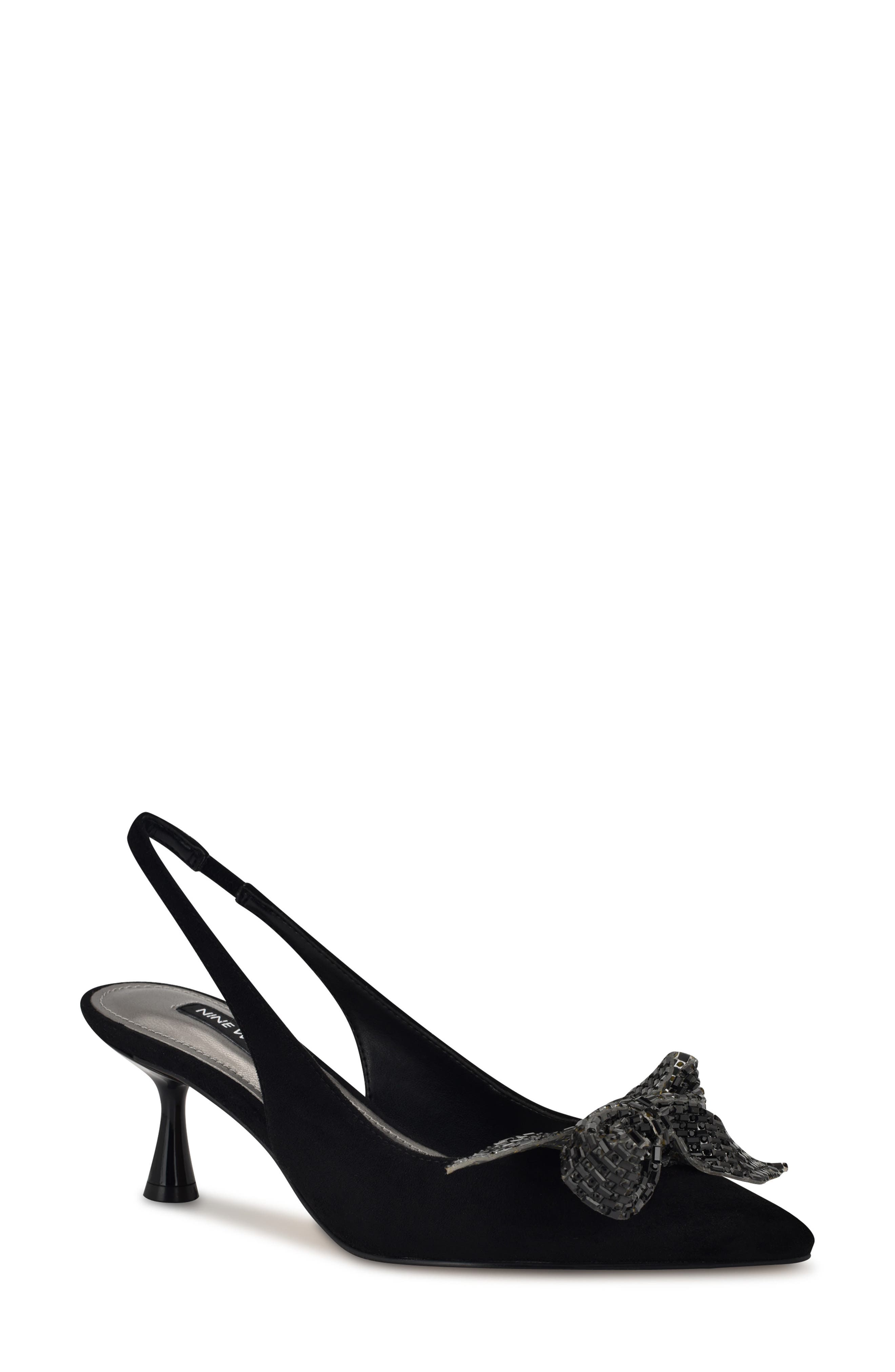Nine West Rills Pointed Toe Slingback Pump, Main, color, 