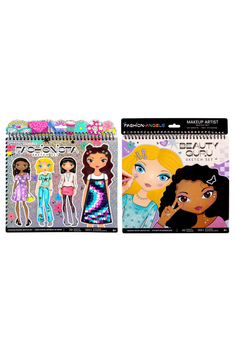 Sketch Portfolio Bundle Fashionista & Beauty Guru, Main, color, Multicolored
