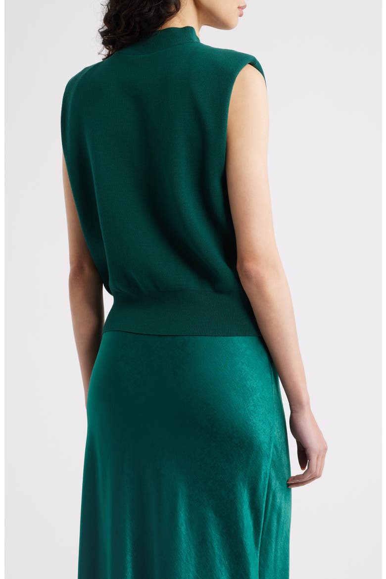 The Whitney Sleeveless Knit Crop Top, Alternate, color, PINE