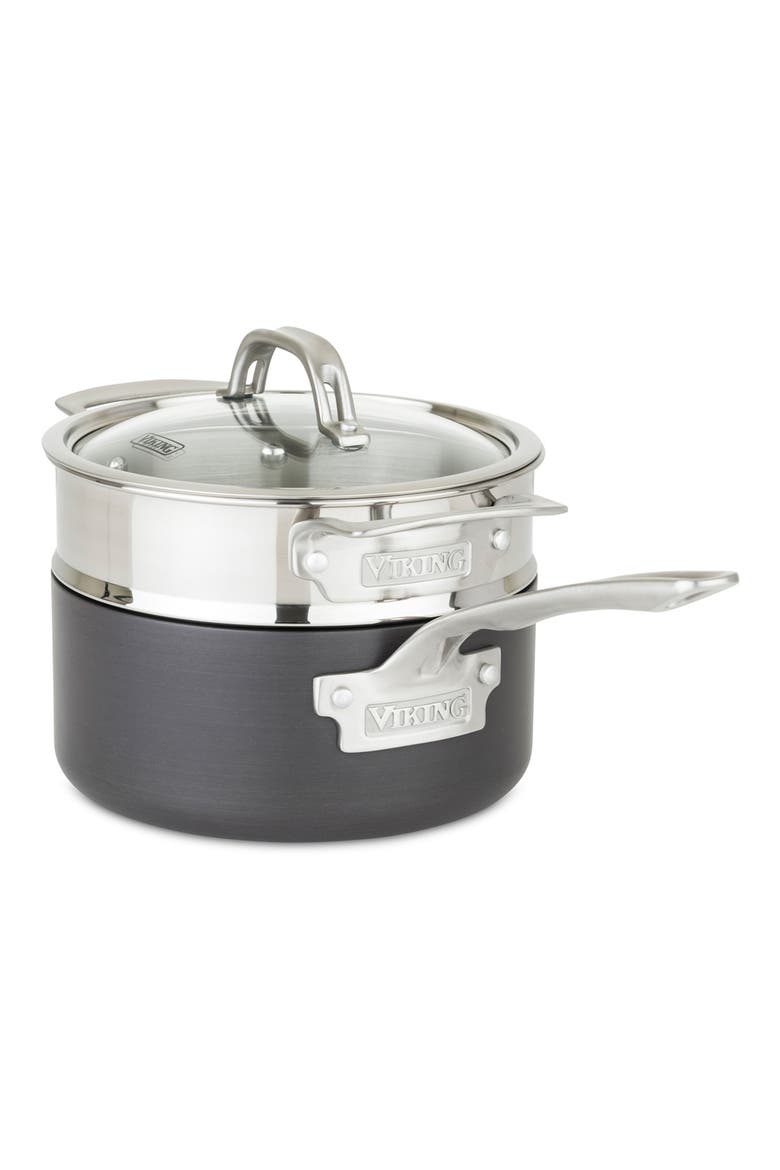 Universal Stockpotck & Steamer Set, Main, color, STAINLESS STEEL