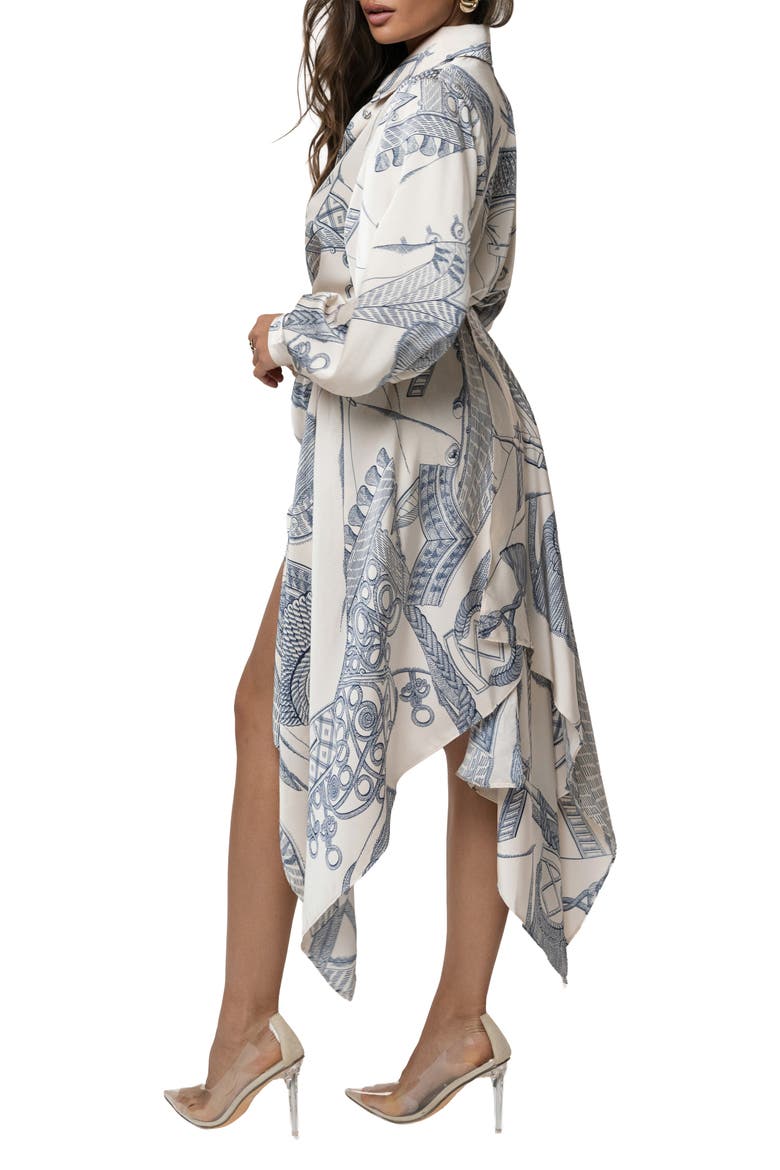 Print Ameena Print Skirt Set, Alternate, color, Ivory
