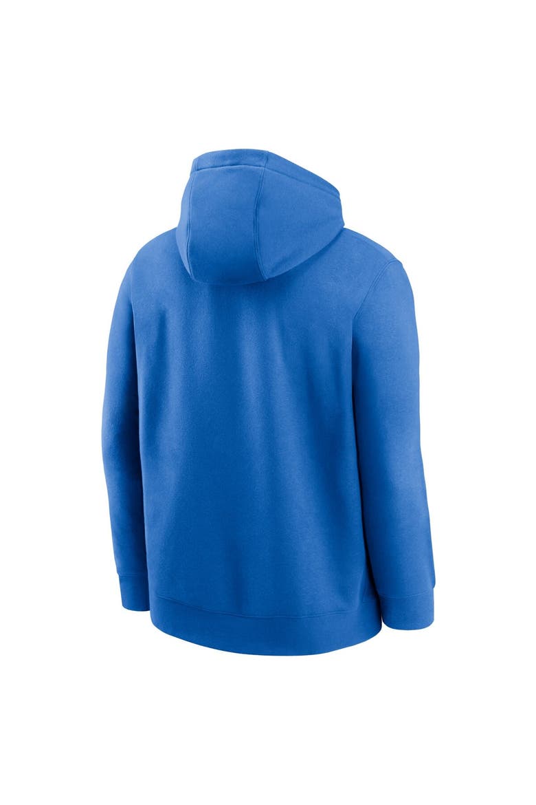 Men's Jordan Brand Blue UCLA Bruins Primetime Evergreen Club Fleece Pullover Hoodie, Alternate, color, Blue