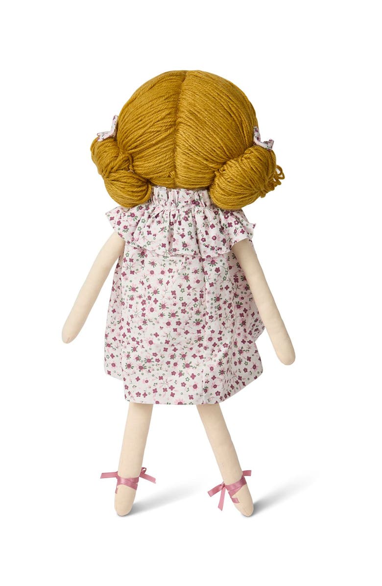 MiniMoi Baby "Luna" Cotton and Linen Rag Doll, Alternate, color, Winter White