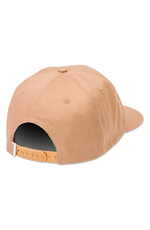 Billabong Grandpa Cotton Snapback Baseball Cap In Brown