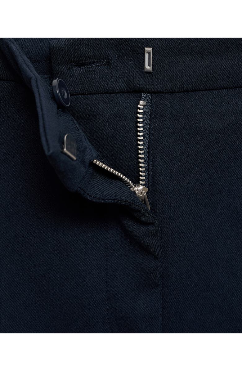 MANGO Crop Skinny Pants, Alternate, color, Dark Navy