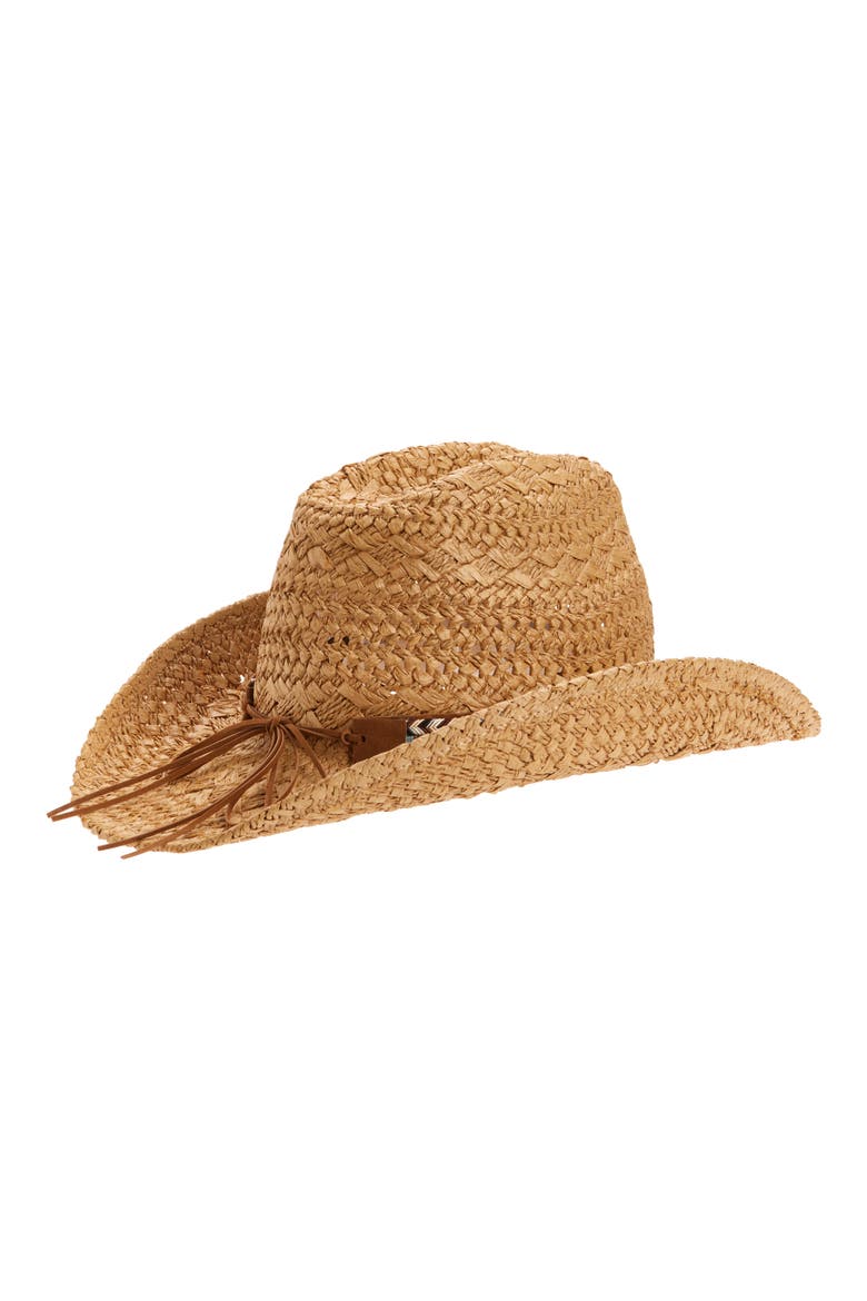 Straw Cowboy Hat, Alternate, color, TAN