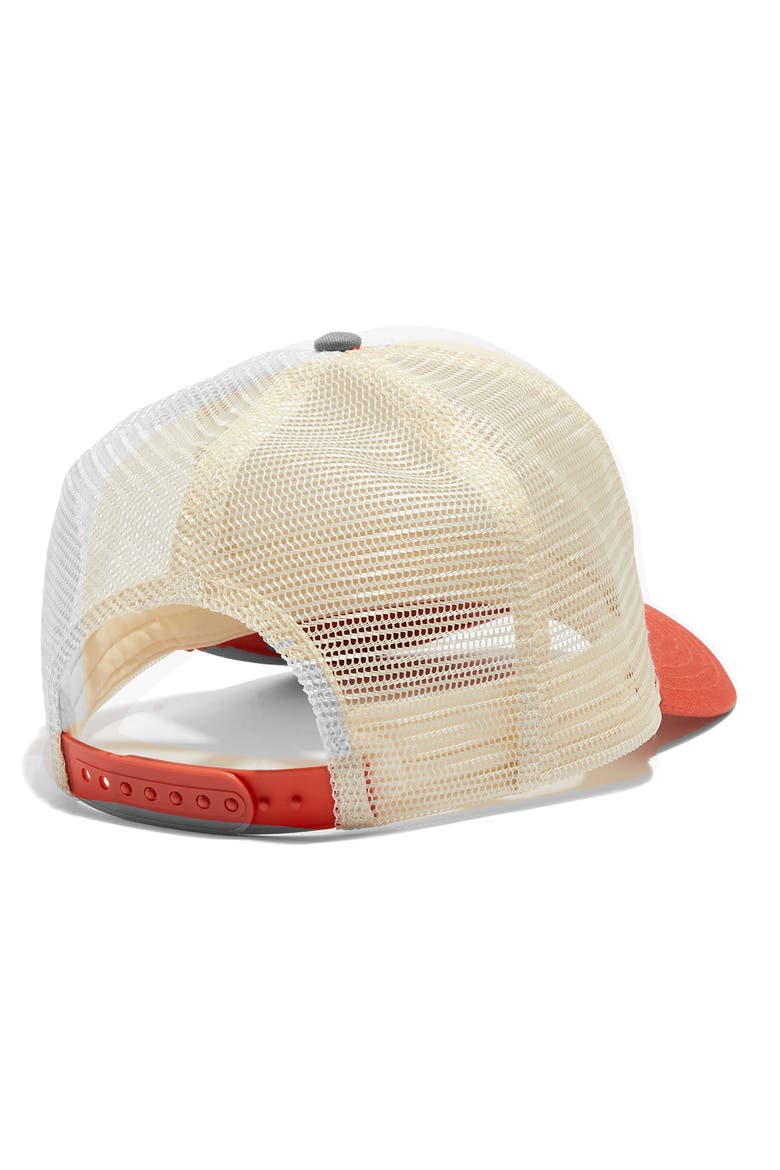 Good Days Trucker Hat, Alternate, color, FRESH CHILI